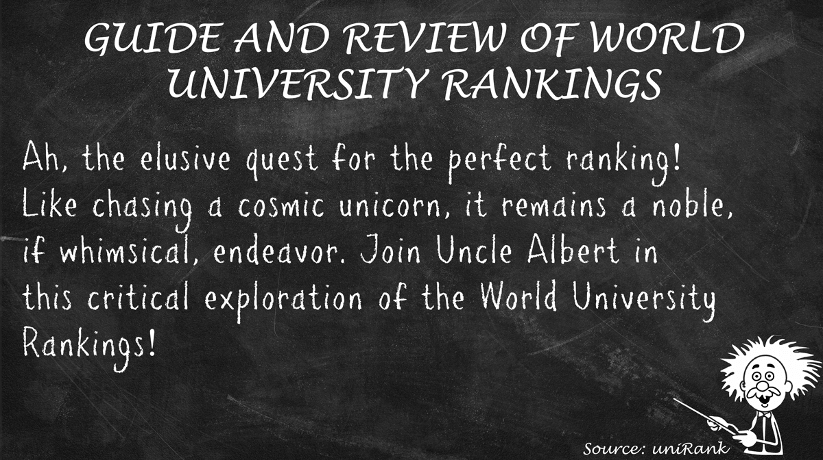 2026 Guide and Review of World University Rankings