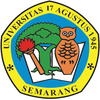 17 August 1945 University, Semarang's official logo - UNTAG Semarang seal