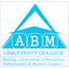 ABM University College's official logo - ABMUC seal