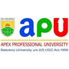 Apex Professional University's official logo - APU seal