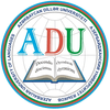 Azerbaycan Diller Universiteti's official logo - ADU seal
