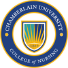 Chamberlain University's official logo -  seal