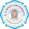 C.U. Shah University's official logo - CU seal