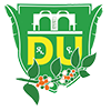 Dilla University's official logo - DU seal