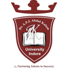 Dr. A.P.J Abdul Kalam University's official logo -  seal
