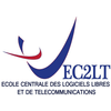 École Centrale des Logiciels Libres et des Télécommunications's official logo - EC2LT seal