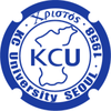Gangseo University's official logo - GU seal