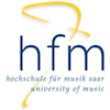 Hochschule für Musik Saar's official logo - HfM Saar seal