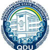 Karakalpak State University's official logo - QQDU seal
