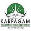 Karpagam Academy of Higher Education's official logo - KAHE seal