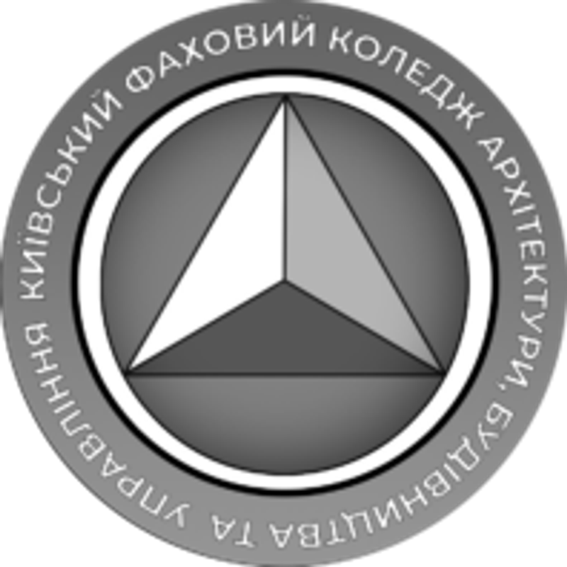Kyiv Professional College of Architecture, Construction and Management's official logo -  seal
