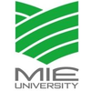 Mie University's official logo - MU seal - ranked #135 in world university rankings 2025