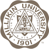 Millikin University's official logo - MU seal