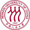 Renmin University of China's official logo - RUC seal - ranked #81 in world university rankings 2025