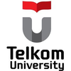 Telkom University's official logo - Tel-U seal
