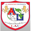 The American University's official logo - LA AU seal