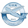 Türk Hava Kurumu Üniversitesi's official logo - THKÜ / UTAA seal