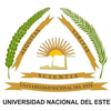 Universidad Nacional del Este's official logo - UNE seal