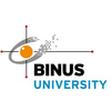 Universitas Bina Nusantara's official logo - BINUS seal - ranked #87 in world university rankings 2025