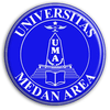 Universitas Medan Area's official logo - UMA seal - ranked #187 in world university rankings 2025