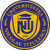 Universitatea Nicolae Titulescu din Bucuresti's official logo - UNT seal