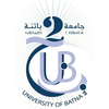 Université de Batna 2's official logo - UB2 seal - ranked #136 in world university rankings 2025