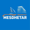 Universiteti Mesdhetar i Shqipërisë's official logo - UMSh seal
