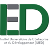 University Institute of Enterprise and Development's official logo - IUED seal