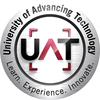 University of Advancing Technology's official logo - UAT seal