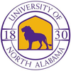 University of North Alabama's official logo - UNA seal used for Instagram stats page