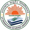 Uttarakhand Ayurved University's official logo -  seal