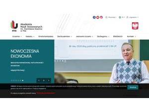 Akademia Nauk Stosowanych im. Stanisława Staszica w Pile's Website Screenshot