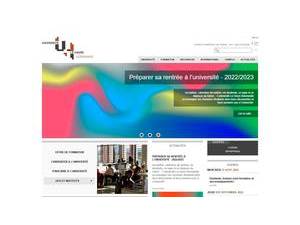 Le Havre Normandy University's Website Screenshot