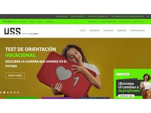 Universidad Señor de Sipán's Website Screenshot