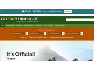 California State Polytechnic University, Humboldt's Website Screenshot