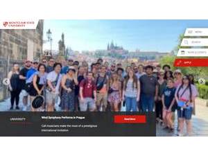 Montclair State University's Website Screenshot