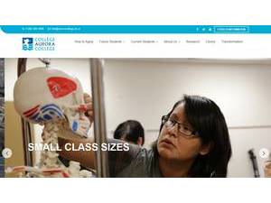 Aurora College's Website Screenshot
