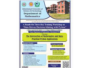 Abbottabad University of Science and Technology's official website homepage screenshot