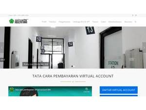 Abulyatama University's official website homepage screenshot