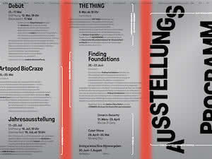 Academy of Fine Arts, Nuremberg's official website homepage screenshot