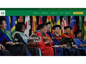 Adventist International Institute of Advanced Studies's official website homepage screenshot