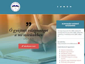 Adventist Theological College's official website homepage screenshot