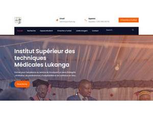 Adventist University of Lukanga's official website homepage screenshot