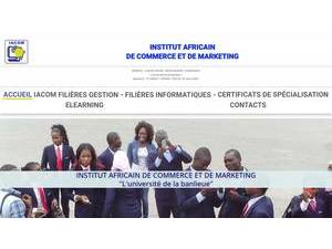 African Institute of Commerce and Marketing's official website homepage screenshot