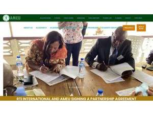 African Methodist Episcopal University's official website homepage screenshot