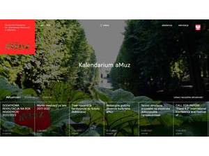 Akademia Muzyczna im. Stanisława Moniuszki w Gdańsku's official website homepage screenshot