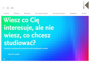 Akademia Sztuk Pięknych w Katowicach's official website homepage screenshot