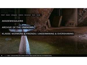 Akademie der Bildenden Künste München's official website homepage screenshot