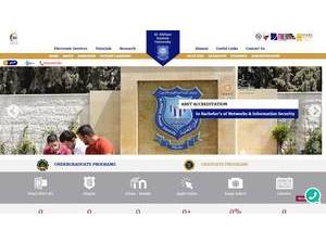 Al-Ahliyya Amman University's official website homepage screenshot