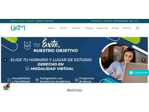 American University, Nicaragua's official website homepage screenshot